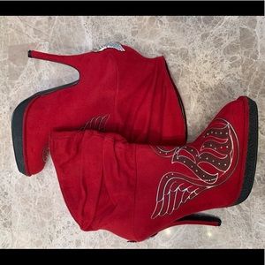 Rocawear Women’s Red Booties
